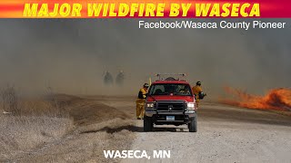 BREAKING NEWS Major Wildfire By Waseca Minnesota CREWS BEING SENT HOME 753 pm Sunday [upl. by Sewel]