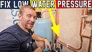 HOW TO FIX LOW WATER PRESSURE  The Salamander Right Pump [upl. by Connelly]