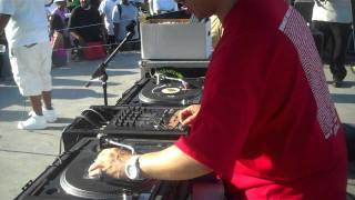 Kid Capri spinning 45s at crotona park quotTools of warquot part 39 [upl. by Euphemiah760]