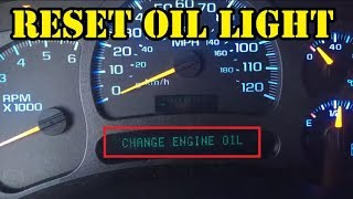 Quick Tip  How to Reset ChevyGMC Change Oil Light [upl. by Ahseel]