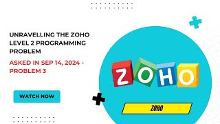 Zoho Level 2 Programming Problem  problem 3 Find a single earbud [upl. by Ellah406]