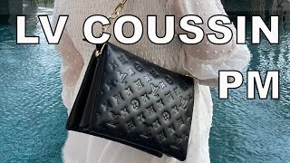 LV Coussin PM Unboxing First impressions and Modshots [upl. by Ikoek]