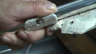 cutting inside of hole for flute headjoint [upl. by Idram]