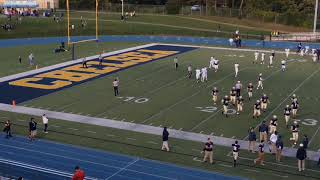 Ypsilanti Lincolns Matthew Moorer blocks FG [upl. by Heydon]