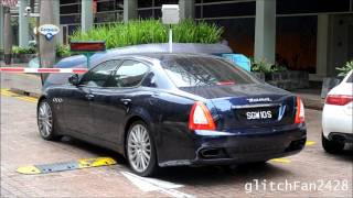 Maserati Quattroporte GTS Startup and Drive Off [upl. by Ravilob]