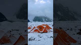 Heavy Snowfall in July at Concordia Base Camp  K2 base camp trek 2024  Incredible K2 subhanallah [upl. by Aznarepse]