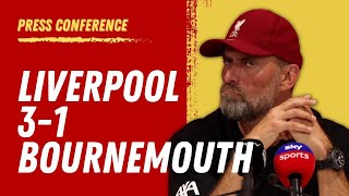 Liverpool 31 Bournemouth  Jurgen Klopp Press Conference [upl. by Eniamrahc]