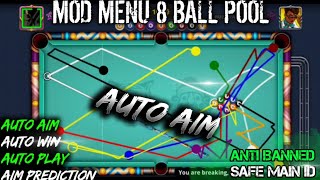 New Cheat 8 Ball Pool 5541 3439 ARM64  Auto Aim Auto Win [upl. by Ynatirb]