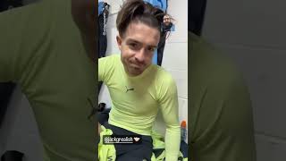 Erling Haaland and Jack Grealish in the Man City dressing room shorts duet soccer haaland messi [upl. by Ashlen]