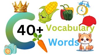 vocabulary words for letter C words that start with c c wordsvocabulary english [upl. by Ellehsat]