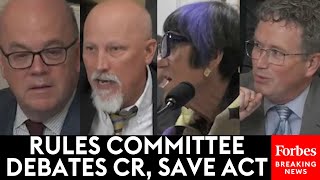 Democrats amp Republicans Debate CR SAVE Act In House Rules Committee [upl. by Purcell]