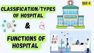 TypesClassification Of Hospital और हॉस्पिटल के functions IndianMedicalLecture [upl. by Tarton]