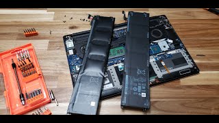 How to fix Dell Swollen Battery  Dell XPS 9560 Battery replacement [upl. by Ludovick]