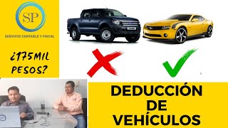 01 DEDUCCION DE VEHICULOS [upl. by Airres587]