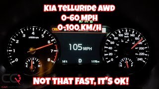 Kia Telluride Acceleration test  060 Mph  0100 Kmh [upl. by Padraig829]