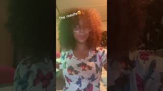 I get my hair routines from Itscurlywrld subscribe curlyhair kksh0rts pr3ttygrlkk [upl. by Lebiram]