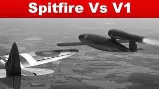 Spitfire vs V1 Flying Bomb  World War 2 Stories [upl. by Renzo]