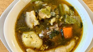 Haitian Bouyon Recipe 🇭🇹 Quick Easy amp Delicious Using Neguess Creole Haitian Epis [upl. by Noseimaj935]