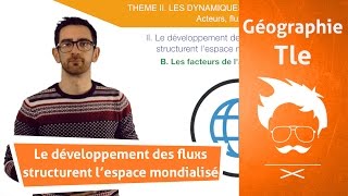 Géographie  Le développement des flux qui structurent lespace mondialisé [upl. by Asert183]