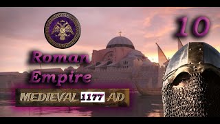 Medieval 1177 AD  Roman Empire campaign 10  A new Threat Emerges [upl. by Bunnie]