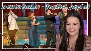 Pentatonix  Joyful Joyful Live  The Evergreen Experience Reaction  Carmen Reacts [upl. by Rogergcam394]