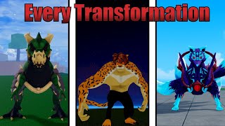 Every Transformation Fruit In Blox Fruits [upl. by Lacram]