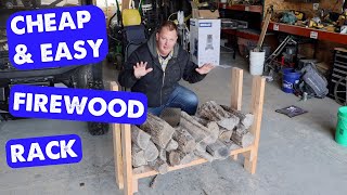 DIY Firewood Rack Under 30 [upl. by Hollingsworth]