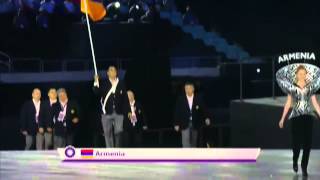 Armenian delegation in Baku 2015 European Games [upl. by Ecnerual795]