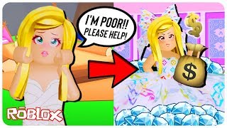 She Pretended to Be Poor But She Secretly Had Millions of Diamonds Royale High Roblox Roleplay [upl. by Edroi48]