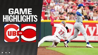 Cubs vs Reds Game Highlights 72924  MLB Highlights [upl. by Ilyah]