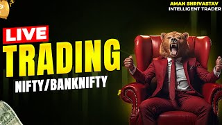 Nifty 50  Bank Nifty Option Trading live 29012024  Live Monday Analysis With Aman Srivastav [upl. by Godliman]