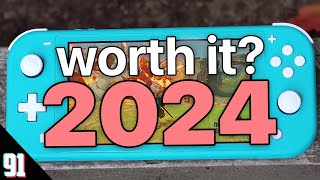 Switch Lite in 2024  worth it Review [upl. by Enoyrt]