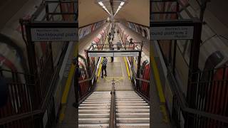 Trainspotting at Clapham North Tube Station london londra train explore [upl. by Bedelia]