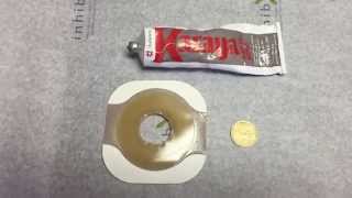 OSTOMY PASTE DEMONSTRATION [upl. by Ahsoem]