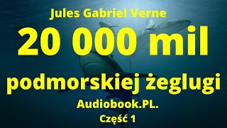 20 000 mil podmorskiej żeglugi Audiobook plJules Gabriel Verne Część 1 [upl. by Ttevy]