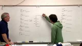 Electronics Solving series parallel complex resistance problems  Ohms law  Kirchoffs law [upl. by Savadove563]