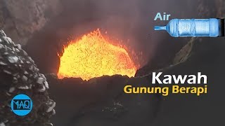 Apa yang Terjadi Jika Kita Menyiram Kawah Gunung Berapi dengan Air [upl. by Alyekahs]