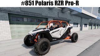 West Coast Trial Polaris RZR ProR Beamng Drive [upl. by Emylee]