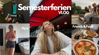 Vlog  Semesterferien  Uni Noten  Gym  Meeting friends [upl. by Ertnod]