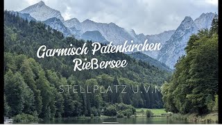 Garmisch Patenkirchen Rießersee Stellplatz und Flucht vor den Kühen Teil1 [upl. by Candace]