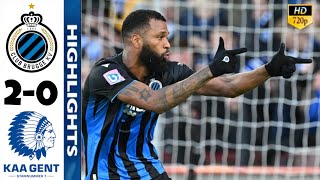 Club Brugge vs KAA Gent 20 Highlights  FC Bruges  Gand  Jupiler Pro League 2023 D1A [upl. by Yauqaj]