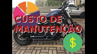 Quanto custa manter uma Harley Davidson 883 para uso diário Custo de Manutenção [upl. by Kralc]