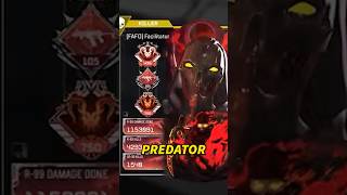 1 Apex Predator Banned LIVE For Cheating apexlegends apex [upl. by Naesad]