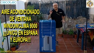 CECOTEC Aire acondicionado de ventana WindowClima 9000 ¡UNICO en España y resto de Europa [upl. by Asiole]