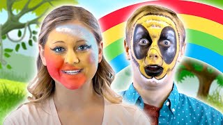 MULTICOLOR Rainbow Face Paint  Face Paint for Kids  We Love Face Paint [upl. by Akerdna386]