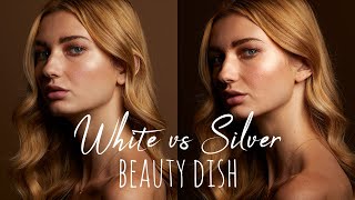 White vs Silver Beauty Dish  Which should you use [upl. by Oralee359]