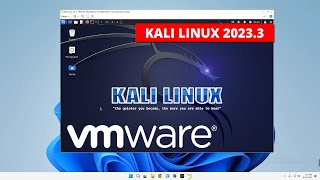 How to Install Kali Linux 20233 on VMWare Workstation Player [upl. by Yolande370]