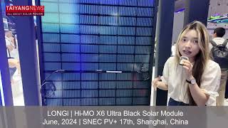 LONGi Speaks About Its Solar PV Products To TaiyangNews At SNEC [upl. by Merissa21]