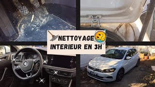 COMMENT NETTOYER L’INTERIEUR D’UNE POLO VOLKSWAGEN EN 3H [upl. by Atirat564]