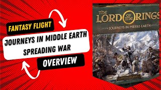 LOTR Journeys In Middle Earth Spreading War Expansion boardgames wargaming boardgame [upl. by Enaffit]